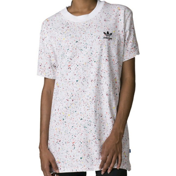 adidas splatter t shirt